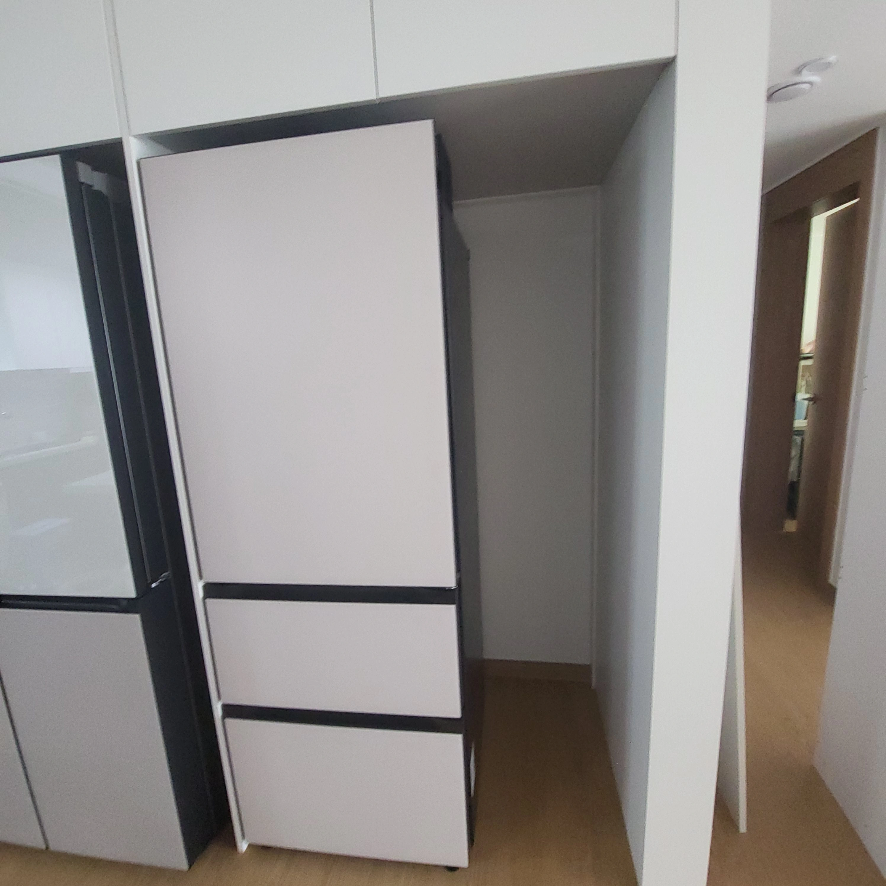 오브제 냉장고 빌트인 리폼 시공 전 — 경기 성남시 분당구